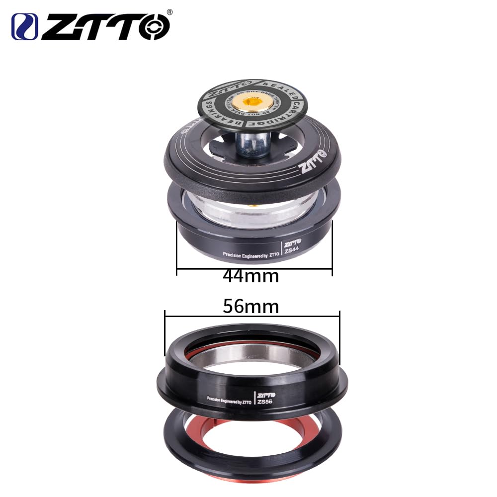 Amazon | ZTTO バイクヘッドセット 44mm 56mm MTB スレッドレス